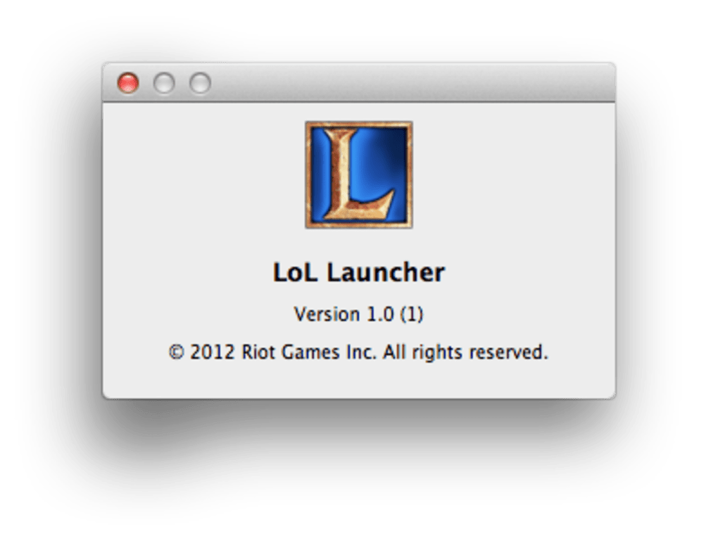 League of legends mac client